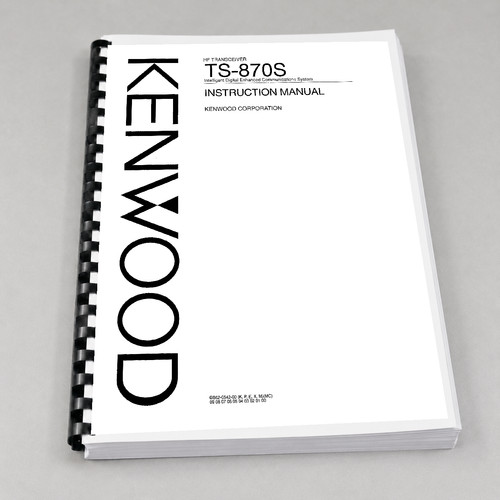 Kenwood 870s manuale - ts-870s,