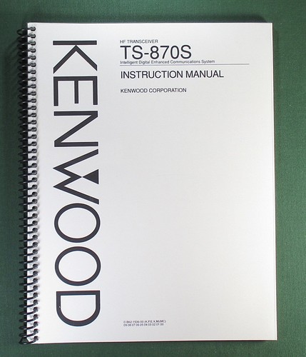 Kenwood 870s manuale - ts-870s,